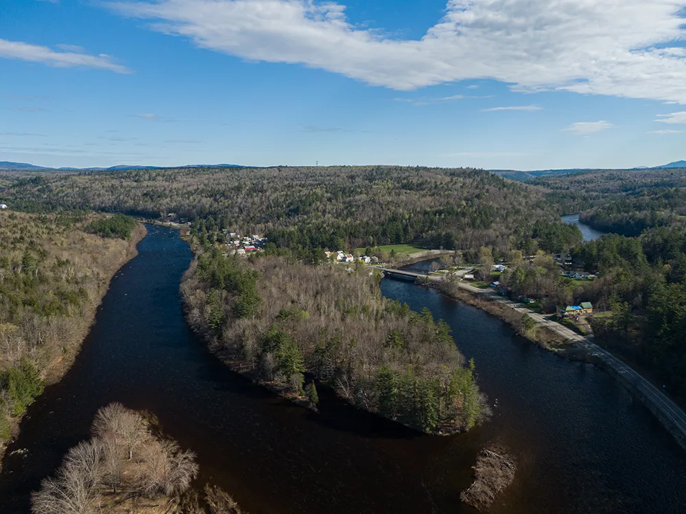 Confluence The Forks, Maine Kennebec and Dead Rivers